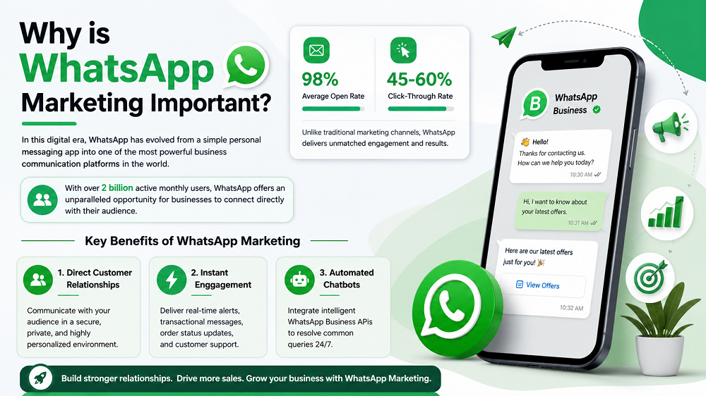 Why is WhatsApp marketing important?