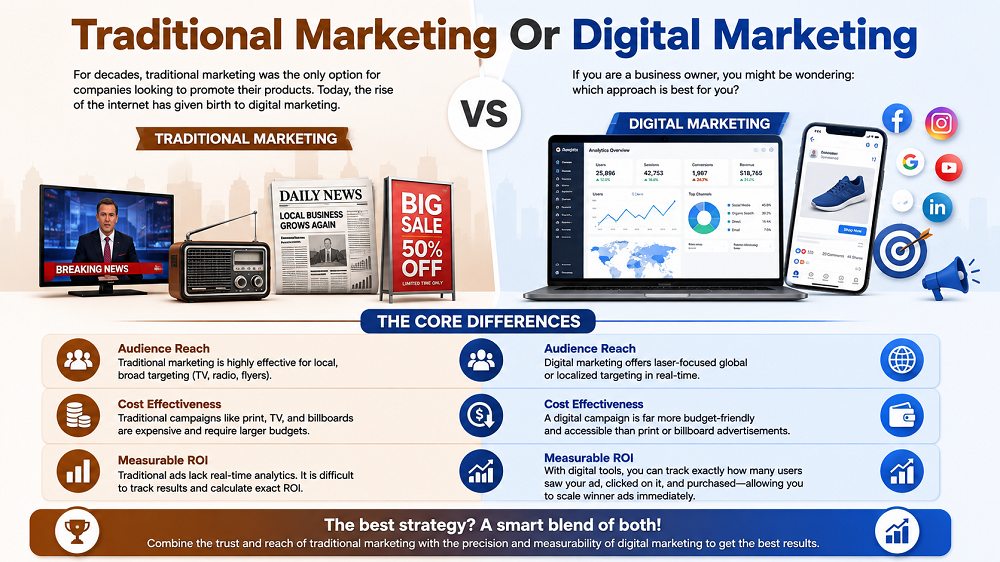 Traditional Or Digital Marketing: Which ...