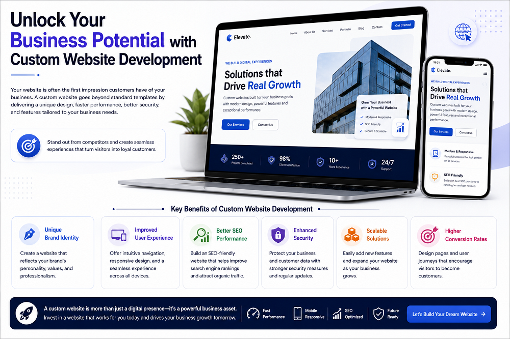 Unlock Your Business Potential with Custom Website Development